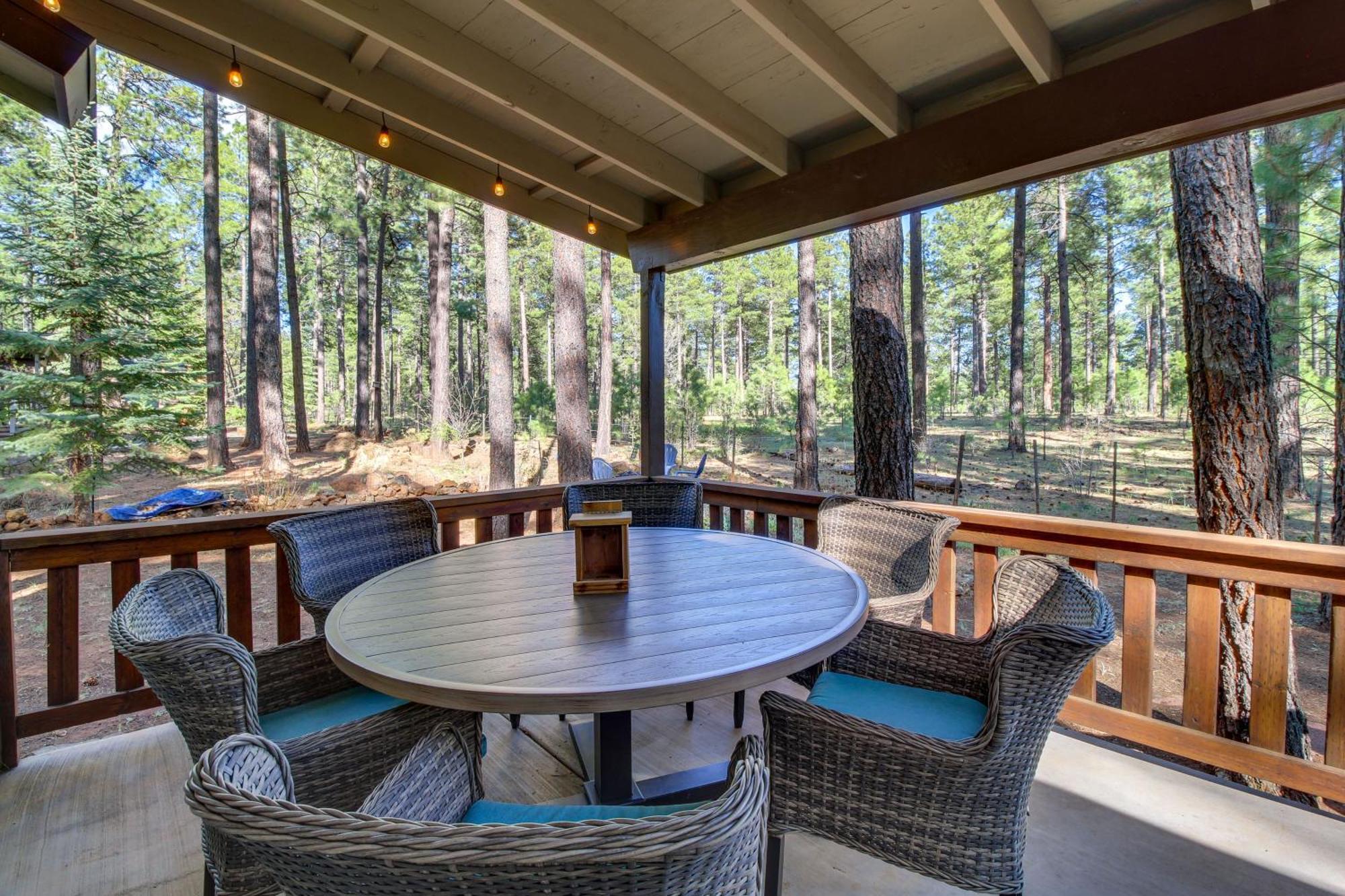 Villa Peaceful Pinetop Cabin With Deck And Fire Pit! Indian Pine Exterior foto