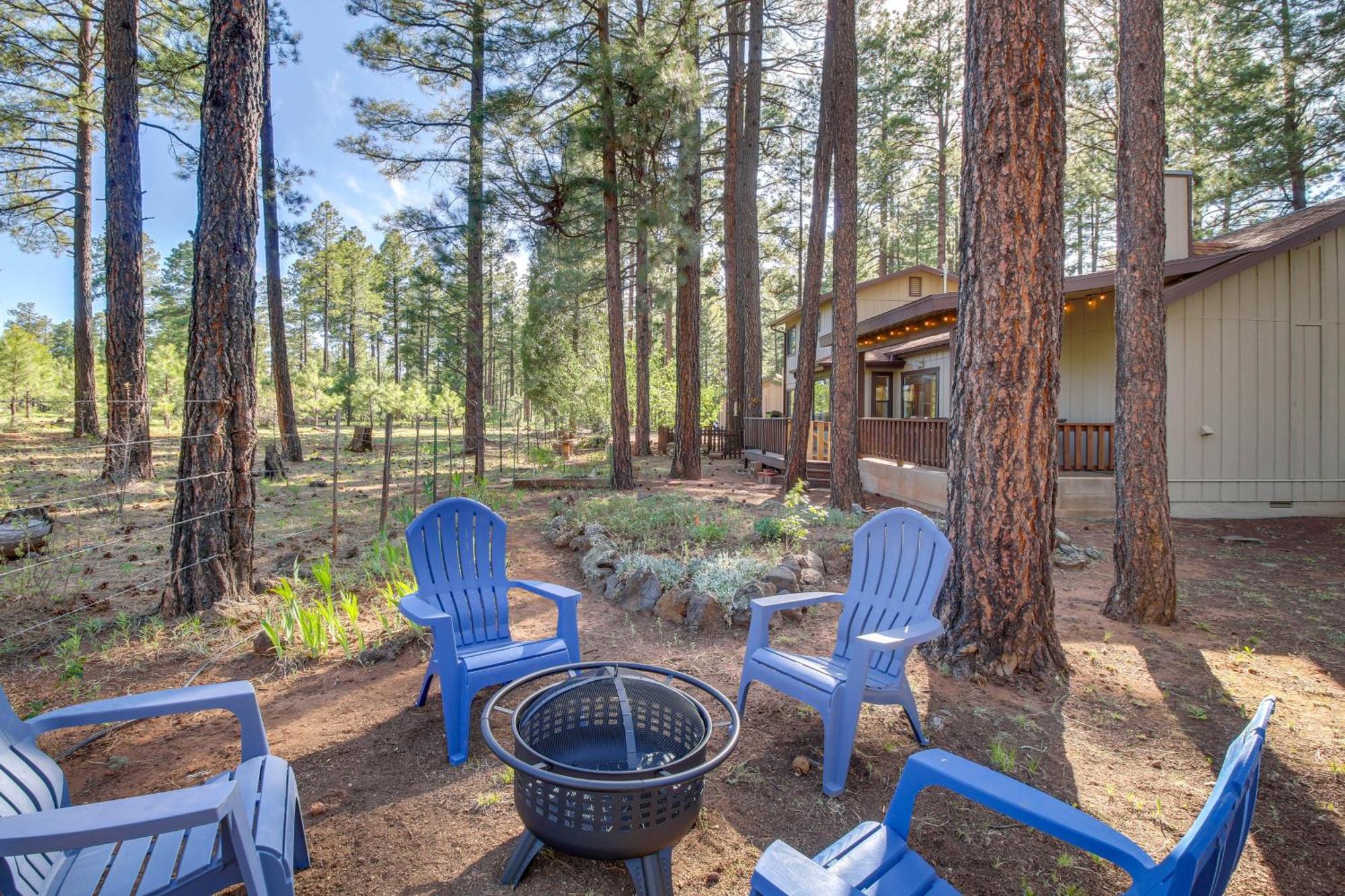 Villa Peaceful Pinetop Cabin With Deck And Fire Pit! Indian Pine Exterior foto