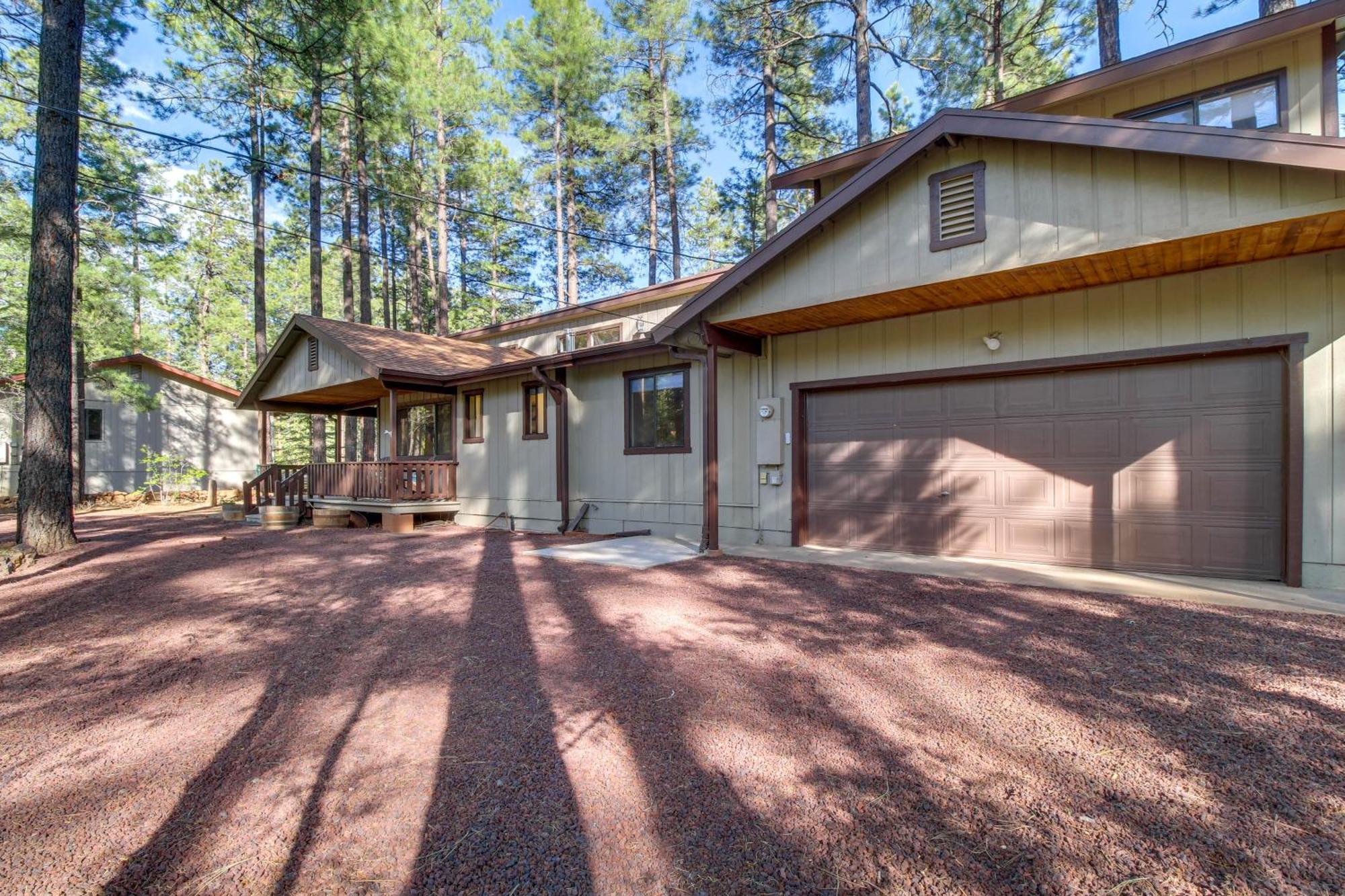 Villa Peaceful Pinetop Cabin With Deck And Fire Pit! Indian Pine Exterior foto